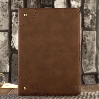 Folio Retro Wallet Leather Stand Smart  Sleep/Wake up Case Cover For Apple iPad - Image 1 of 3