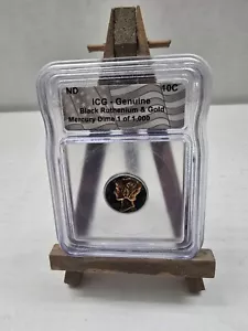 Mercury Dime 1943 10C rutenio negro y oro ICG edición limitada 1 de 1000 - Imagen 1 de 5