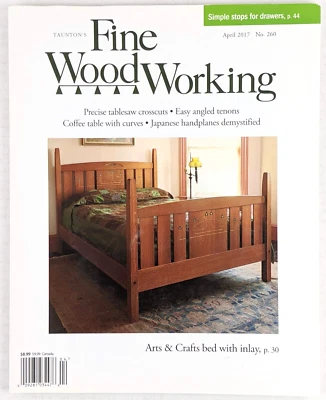 Fine Woodworking Magazine, April 2017 - Japanese Handplanes, Angled Tenons - Image 1 of 4