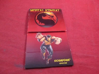 Scorpion Specter - Mortal Kombat Sega Genesis SNES Promo Pop-Up Tip Card Foto 1 de 4