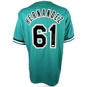 Livan Hernandez autographed signed inscribed jersey MLB Florida Marlins JSA COA - Picture 1 of 4