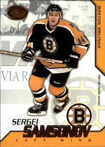 2002-03 Pacific Calder Boston Bruins Hockey Card #9 Sergei Samsonov