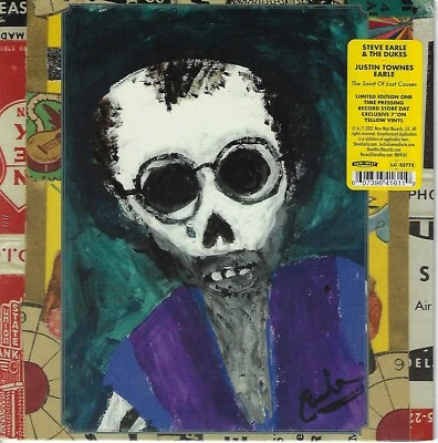 STEVE EARLE / JUSTIN TOWNES EARLE - THE SAINT OF LOST CAUSES RSD 2021 7" YELLOW  - Image 1 of 2