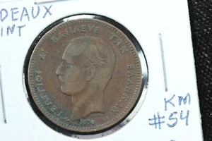 1878-K Greece 5 Lepta VF KM# 54 11VB - Picture 1 of 4