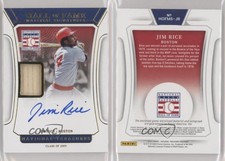 2022 National Treasures Hall of Fame Material Signatures Gold /25 Jim Rice Auto