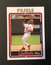 2005 Topps Albert Pujols 100 St. Louis Cardinals