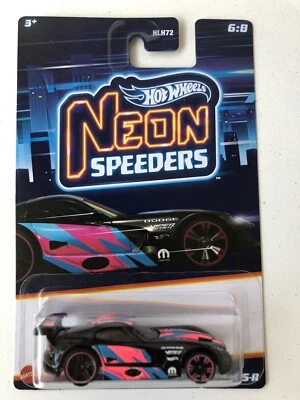 Hot Wheels Neon Speeders SRT Viper GTS-R 6:8 HLH79-ND510 New - Image 1 of 3