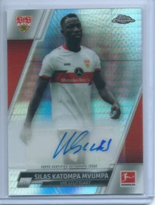 Silas Katompa Mvumpa Prism Auto /175 2021-22 Topps Chrome Bundesliga - Bild 1 von 2