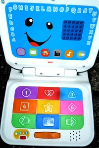 Fisher Price Baby Entdecker Laptop Deutsch - Kindercomputer Lerncomputer Top - Bild 1 von 2