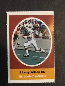 1972 Sunoco Briefmarken Larry Wilson RS-Cardinals EX/MT - Bild 1 von 2