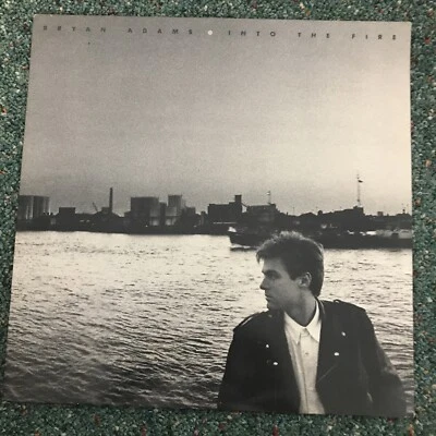 BRYAN ADAMS - "INTO THE FIRE" VINYL LP RECORD LIKE NEW 1987 A&M SP-3907 - Image 1 of 4