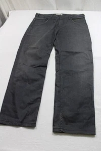 Jeans Levi's 503 W34 L30 Grigio Scuro Con Difetti #J8685 - Picture 1 of 1