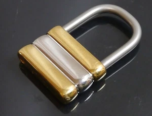 Authentic Cartier Trinity Padlock Charm Metallic #8545 - Picture 1 of 7