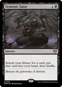 Magic The Gathering Demonic Tutor Commander Masters English Japanese Version Use - Picture 1 of 1