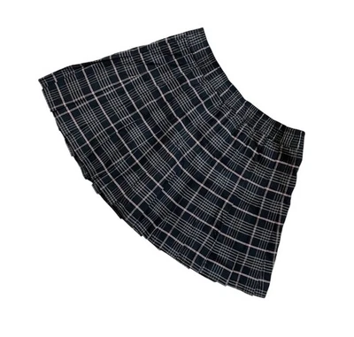 Abercrombie Kids pleated school girl gray and Pink Skater mini skort - Image 1 of 4