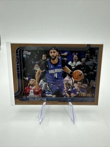 2025 Topps Flagship Jalen Suggs #92 Gold Parallel SP /2025 - Picture 1 of 3