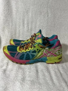 Asics GelNoosa Tri 9 Womens Size 9 Triathlon Shoes Multicolor NEON Running T458N - Picture 1 of 10