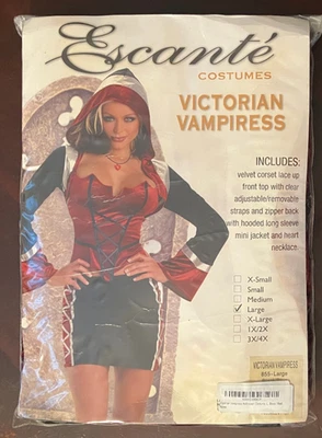 Escante Victorian Vampiress Vampire Costume Adult Size Large - Image 1 of 2