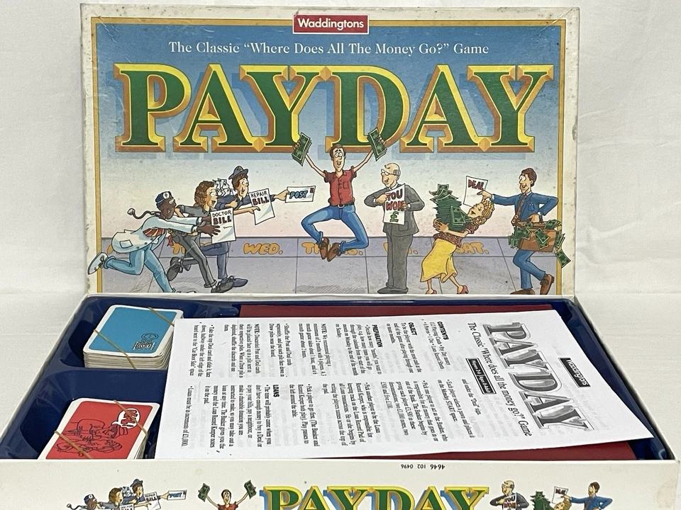 Vintage Payday Board Game Waddingtons Hasbro 1994 complete - Image 1 of 4