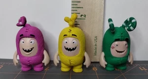 Oddbods Zee Pogo Slick Fusible Burbuja Jeff Newt Figura Juguete 3 piezas/juego  - Imagen 1 de 6