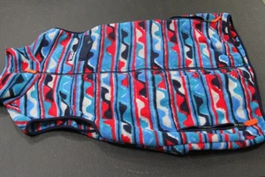 PATAGONIA VEST MENS XL SYNCHILLA AZTEC BLUE SNAP FLEECE EXCELLENT FREE SHIPPING - Picture 1 of 7