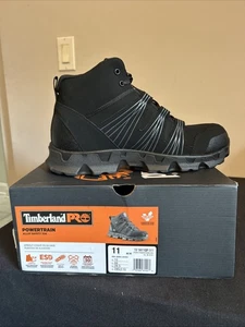 Herren Schwarz Timberland Pro Legierung Sicherheit Arbeit Stiefel Antriebsstrang Größe 11 - Bild 1 von 6