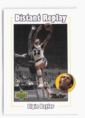1999-00 Upper Deck Retro Distant Replay #D10 Elgin Baylor Los Angeles Lakers Foto 1 de 2