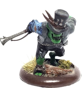 SOM'ER ZÄHNE JONES MALIFAUX BAYOU GROSSER HUT FAMILIE BEMALT MIT KARTE - Bild 1 von 7