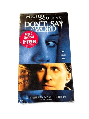 Don't Say a Word VHS 2001 Thriller Original Release Regency Fox - Image 1 of 4