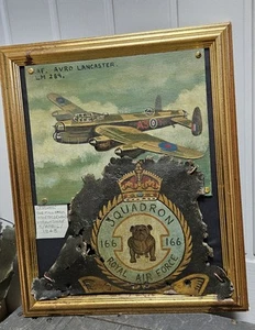 WW2 BRITISH, 166 SQN RAF , AVRO LANCASTER BOMBER LM289 AIRCRAFT RELIC, 1945 - Picture 1 of 13