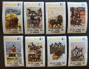 8 sellos de Polonia - Lote #31w 1980 caballos MNH - Imagen 1 de 1