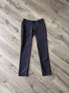 REI Co-Op Womens Black Hiking Pants Size 4 Stretch Nylon Tapered Casual - Picture 1 of 8