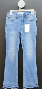Kancan Los Angeles Mid Rise Bootcut Women's Jeans Size 2/26 Light Stone Wash - Picture 1 of 12