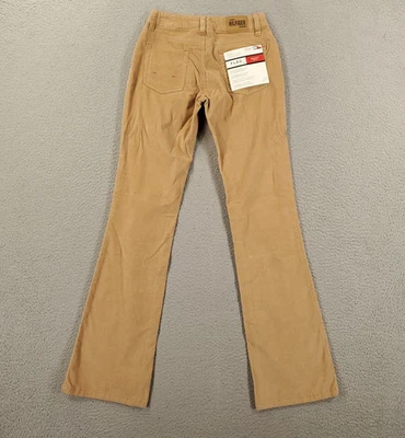 Nuevo Tommy Hilfiger Pantalones de Pana para Mujer Junior 1 Bronceado Corte Bota Y2K De Colección Nuevo de Lote Antiguo Foto 1 de 4