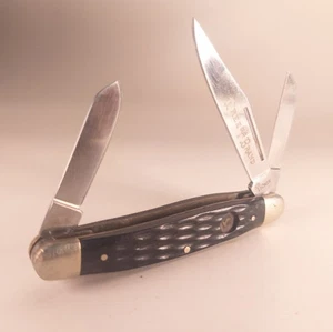 Navaja de Bolsillo Vintage Boker Tree Marca Stockman 3 Hojas Solingen Alemania - Imagen 1 de 10