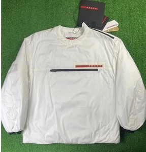 NWT Prada LR-MX039 White Oversized XS Puffer Anorak Jacket Italy  - Picture 1 of 7