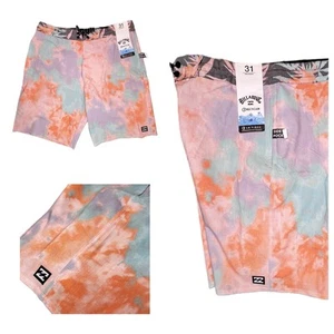 Billabong Board Shorts Para Hombre Talla 31 Domingos LT Surf Bañador Elastizado NUEVO SLR - Imagen 1 de 9