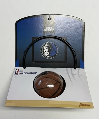 Juego de aro de baloncesto Dallas Mavericks para niños sobre la puerta mini baloncesto incluido Foto 1 de 2