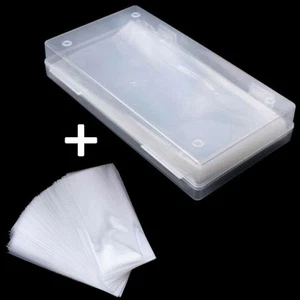 Bill Paper Money Holder Collections Currency Storage Organizer With Plastic Box - Picture 1 of 13