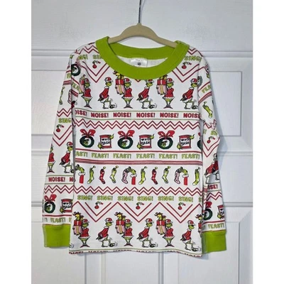 Детский пижамный топ Hanna Andersson Dr. Seuss Grinch размер 5 - Изображение 1 из 4
