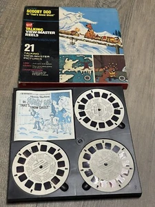 Hanna Barbera Scooby-Doo-That's Snow Ghost-GAF Talking View-Master Reels - Picture 1 of 6