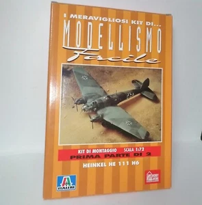 ITALERI 1/72 HEINKEL HE 111 H6 MODELLISMO FACILE KIT MONTAGGIO COMPLETO - Foto 1 di 2