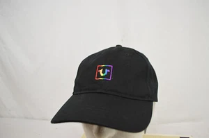 NEW True Religion Rainbow Block Horseshoe Baseball Hat ONE SIZE Strapback Hat - Picture 1 of 9