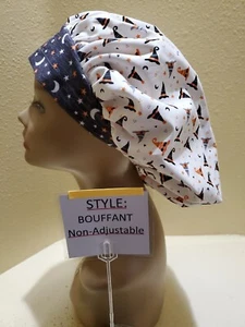 Witches Hats Women's Bouffant Surgical Scrub Hat/Cap Handmade - Picture 1 of 5