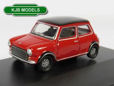 OXFORD DIECAST NEU UND VERPACKT Spur O Oxford Druckguss 1:76 76MCS003 MINI COOPER MK2 ROT & SCHWARZ AUTO