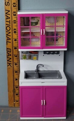 Liberty Imports Cabinet & Sink Accessories for Doll House Used - Image 1 of 4