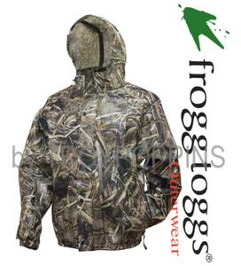 CHAQUETA DE CAMUFLAJE FROGG TOGGS RAIN GEAR-PA63102-56 PRO ACTION REALTREE MAX-5 CAZA - Imagen 1 de 3