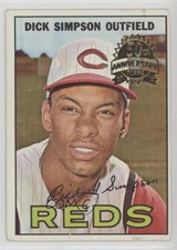 2016 Heritage 1967 Topps Buybacks Dick Simpson (50th Anniversary Logo on Right)