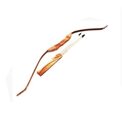 Arco storico artigianale medio 80 cm in bamboo con 3 frecce - Immagine 1 di 4