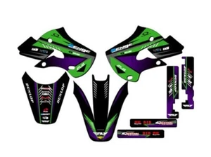 Kit De Gráficos Senge Verde Compatible Con Kawasaki KLX 110 2002-2009 - Picture 1 of 10